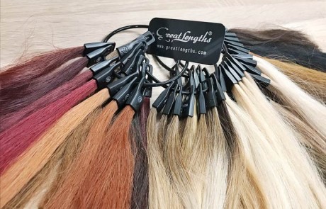 Haarverlängerung / Haarverdichtung Lübeck Great Lenghts Haarfarbenmuster